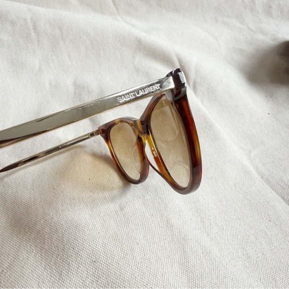 Saint Laurent Cat Eye Brown Havana Sunglasses main image 5